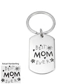 Custom Handwriting Dog Tag Keychain – Personalized Stainless Steel Memorial Keepsake - Reese