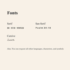 Engraved Cross with Birthstone Necklace - Theo