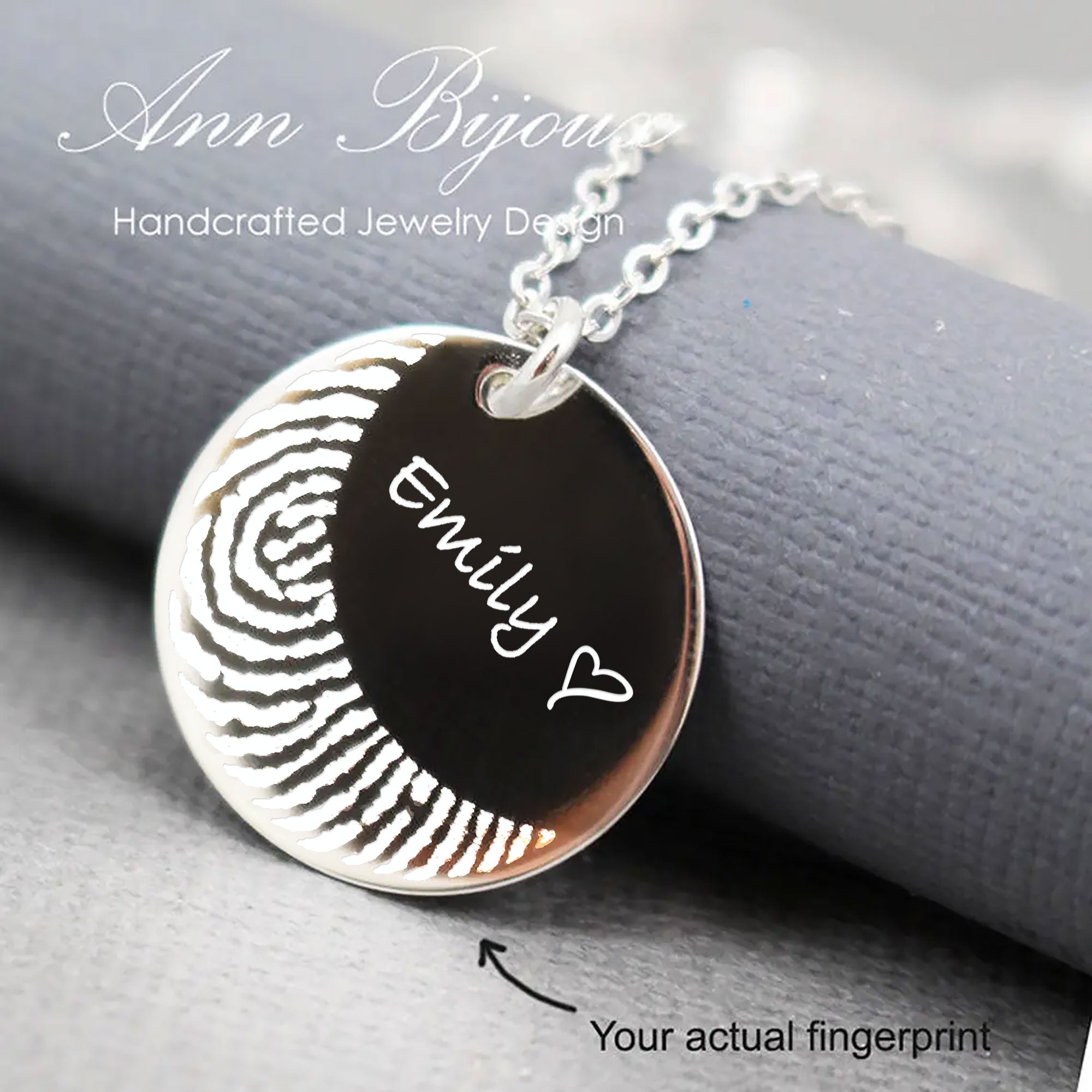 Engraved Baby Fingerprint