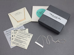 Personalized Engraved Fingerprint Heart Bracelet - Micah