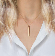 Personalized Engraved Actual Fingerprint Necklace - Rowan