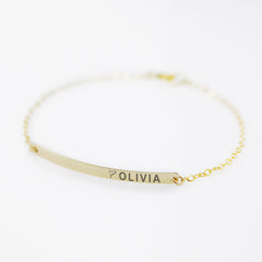 Sterling Silver GPS Coordinates Bracelet - Ava