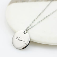 Customized Engraved Name Necklace - Quinn