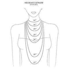 Actual Footprint Stainless Steel Necklace - Amara