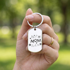 Custom Handwriting Dog Tag Keychain – Personalized Stainless Steel Memorial Keepsake - Reese