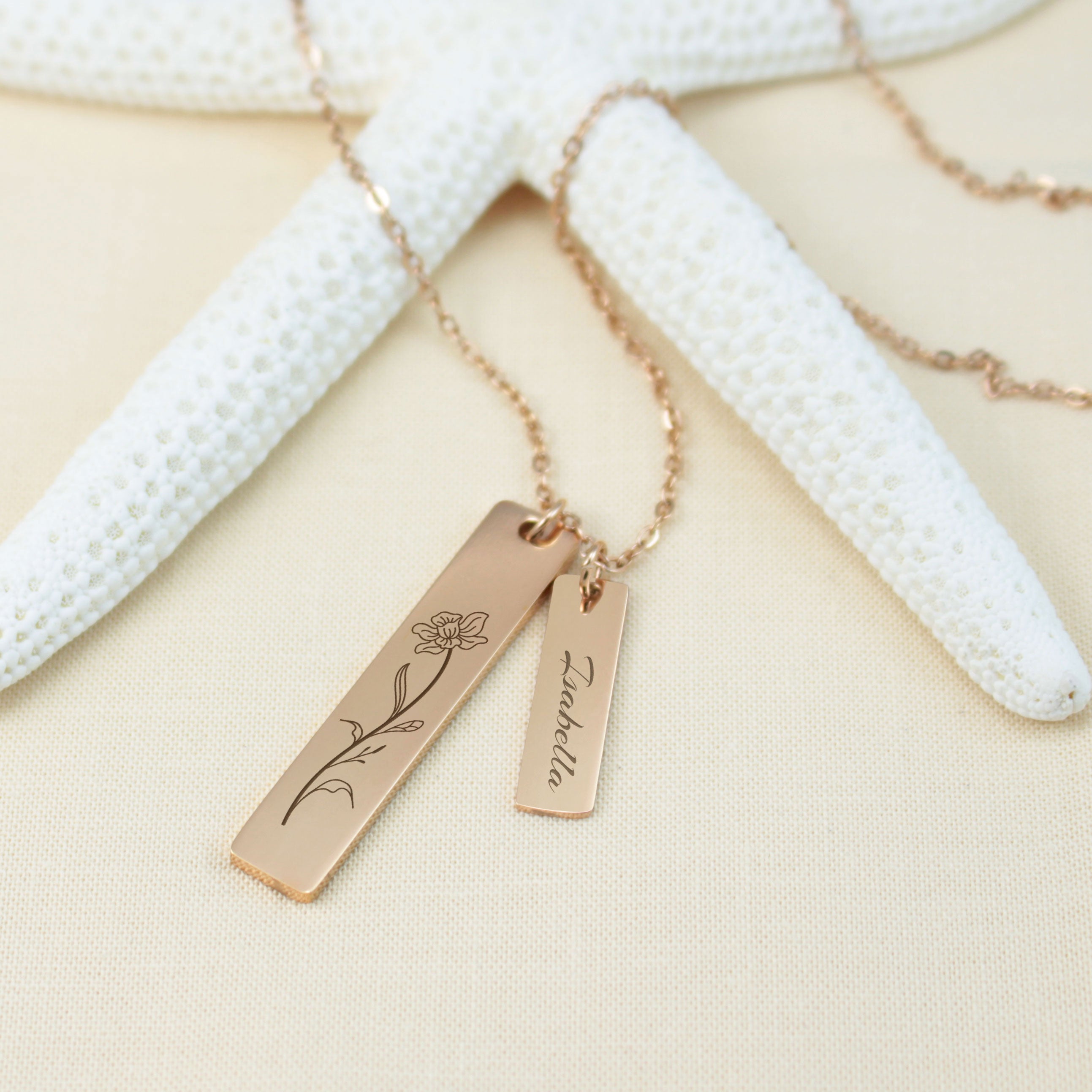 Laser Engraved Necklace 