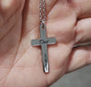 Personalized Engraved Cross Necklace - Sophia