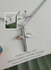 Personalized Engraved Cross Necklace, Custom Name & Bible Verse Stainless Steel Jewelry - Sophia
