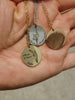 Engraved Birth Flower Stainless Steel Necklace - Ayla