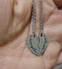 Couple Heart Stainless Steel Designed Name Necklace - Shiloh