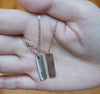Laser Engraved Initial Necklace - Ariana